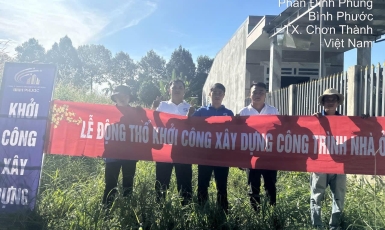 LỄ KHỞI CÔNG XÂY DỰNG CTRINH NHÀ EM THƯƠNG  👉 H. CHƠN THÀNH 