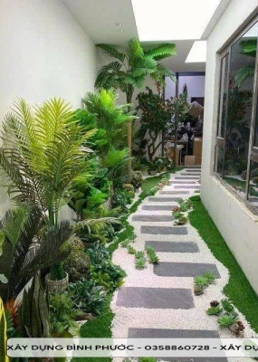 Tiểu cảnh ban công - sân vườn