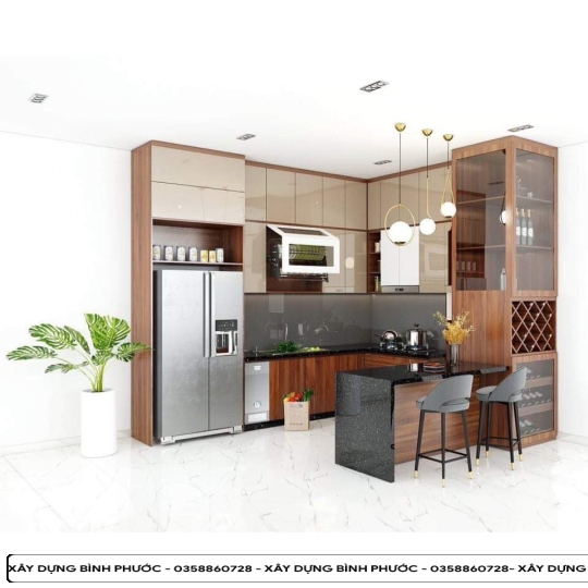 Nội thất tủ bếp thông minh 