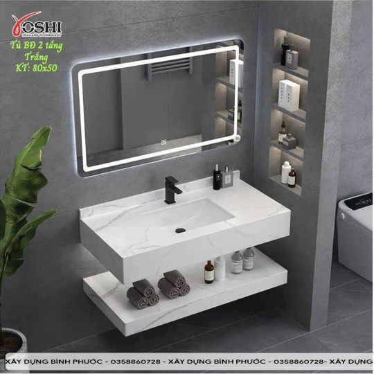 Combowc - lavabo - chậu chén
