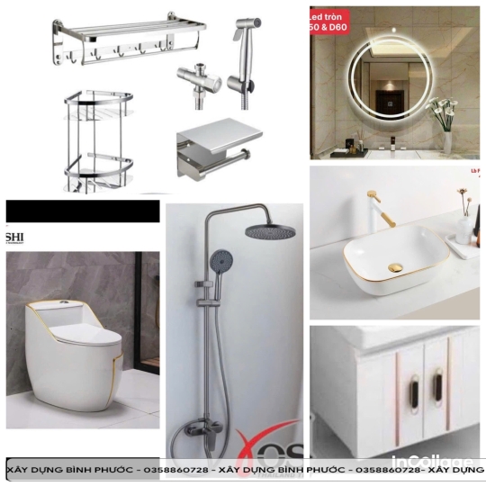 Combowc - lavabo - chậu chén