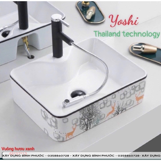 Combowc - lavabo - chậu chén