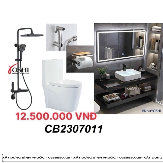 Combowc - lavabo - chậu chén