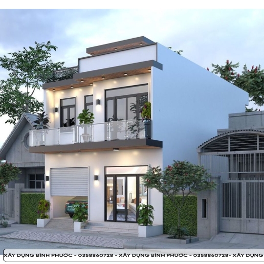 Mẫu Nhà Tấm Hiện Đại