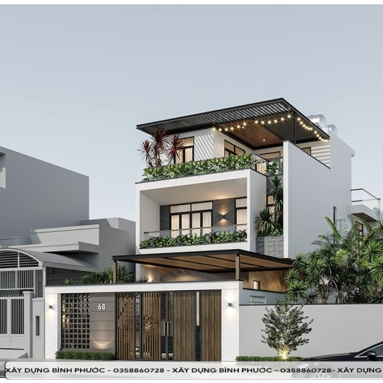 Mẫu Nhà Tấm Hiện Đại