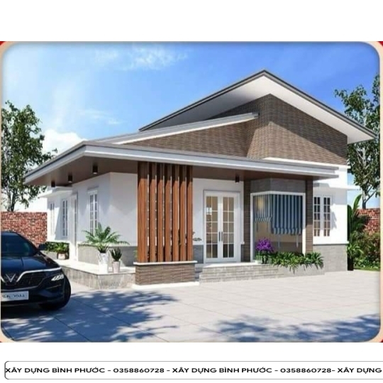 Mẫu Nhà mái lệch